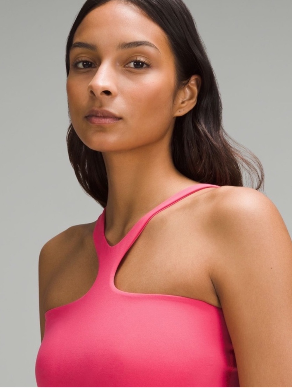 Lululemon Bend This V and Racer Bra Light Support A-C Cups Glaze Pink Size L/XL - Picture 3 of 10